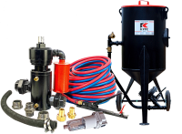 Пескоструйный аппарат PST-100 с фильтром, КПДУ twin 10 п.м.