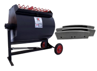 Растворосмеситель цикличный PST RN-150 + комплект лопаток сменных резиновых, мощность 1.5 кВт, 380 В, 150 л