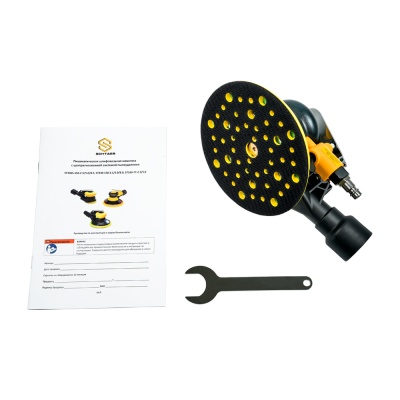 Пневматическая шлиф. машинка SCHTAER, c ЦСП, эксцентрик 5,0 мм (S7336S-150-5.0)