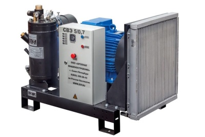 Станция компрессорная электрическая для неотапливаемого цеха нешумозаглушенная АРСМАШ ЗИФ-СВЭ-4,0/0,7 без кожуха с пакетом "Север"