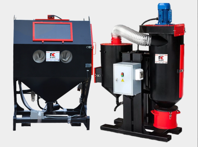 Пескоструйная камера PST-КСО-115 инжекторная, без ФВ, ФВР 2.2 кВт, без выдвижного поворотного стола